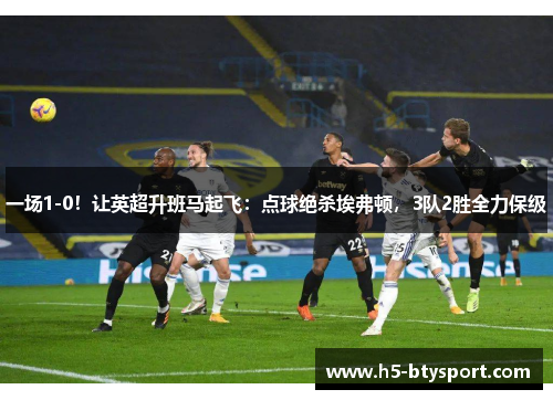 一场1-0！让英超升班马起飞：点球绝杀埃弗顿，3队2胜全力保级